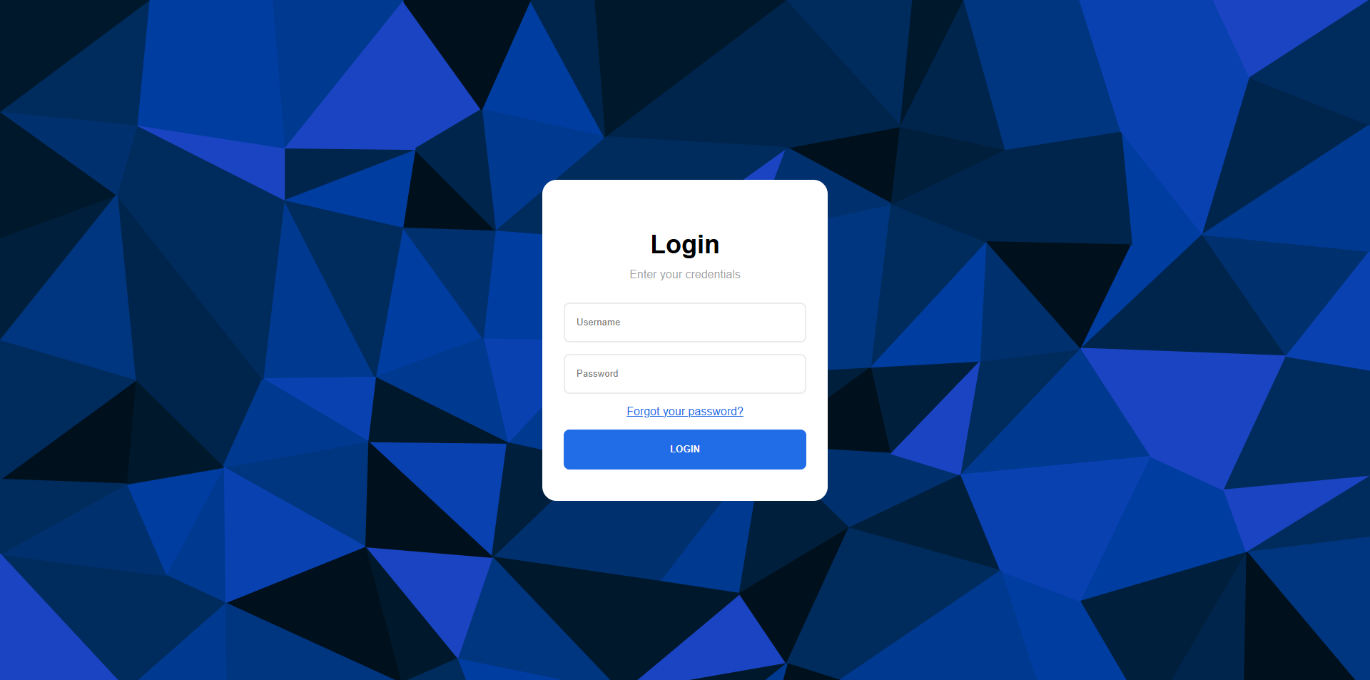 Login UI